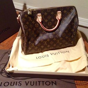 100% authentic Louis Vuitton speedy 35